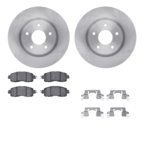 Dynamic Friction Co DFC Brake Rotor with 5000 Brake Pads and Hardware Kit 6512-67534 - main