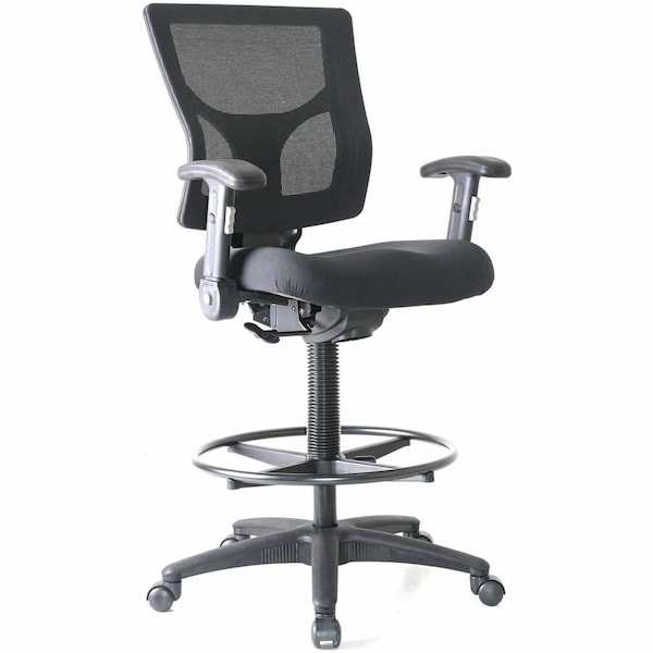 Lorell Conjure Office Stool, Black LLR62021 - main