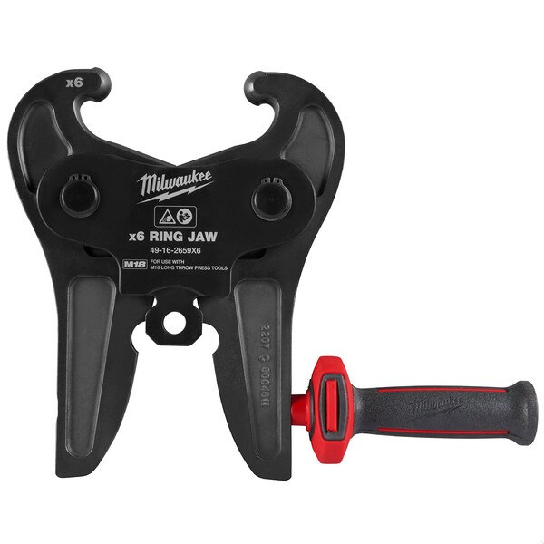 Milwaukee Tool X6 Ring Jaw For M18 FORCE LOGIC Long Throw Press Tool 49-16-2659X6 - main