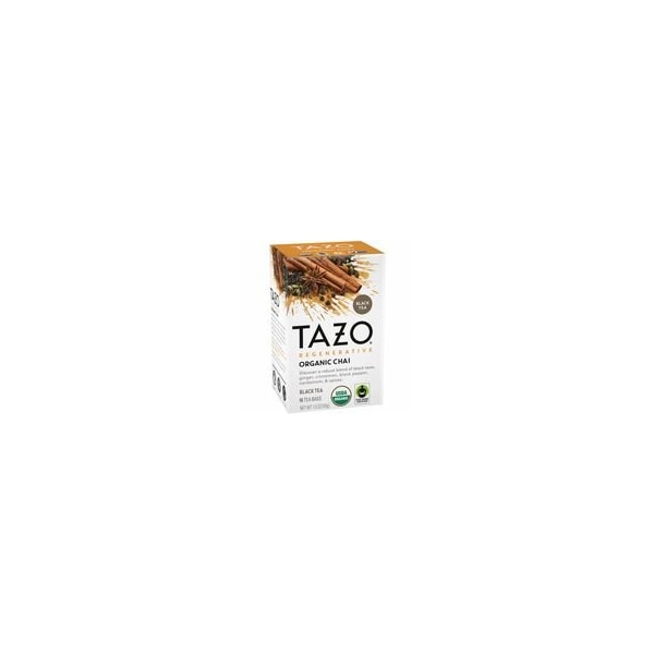 Tazo Regenerative Organic Chai Black Tea Bag, Black Tea, Caffeinated, Organic, 6PK TAZ00305 - main