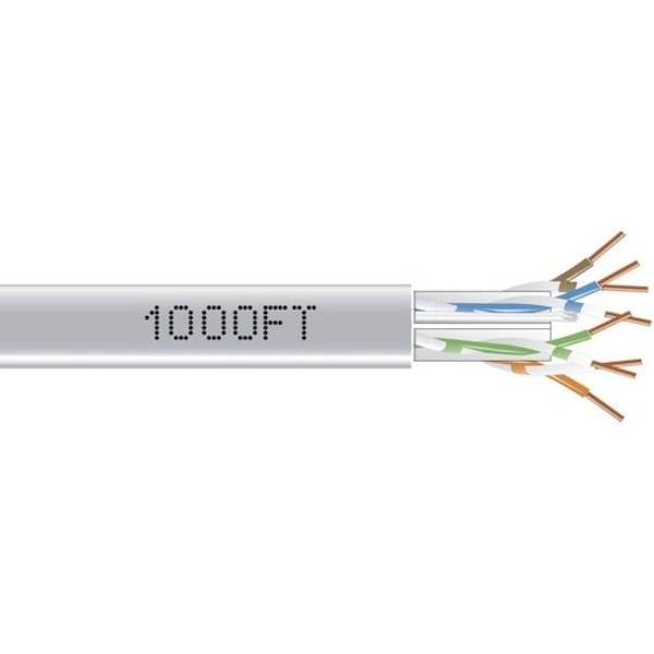 Black Box Gigatrue 550 Cat6 Bulk, 1000Ft, Pvc, Gray Plbox EYN876A-PB-1000 - main