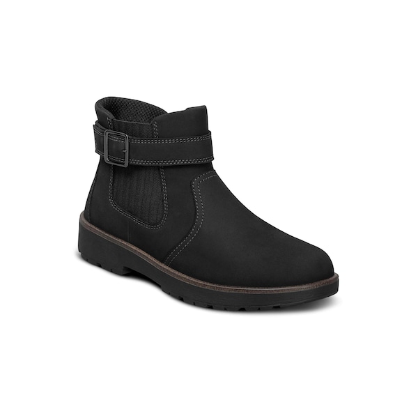 Orthofeet Scarlett Women Chelsea Boot, Black, Size 7.5 93001 - main