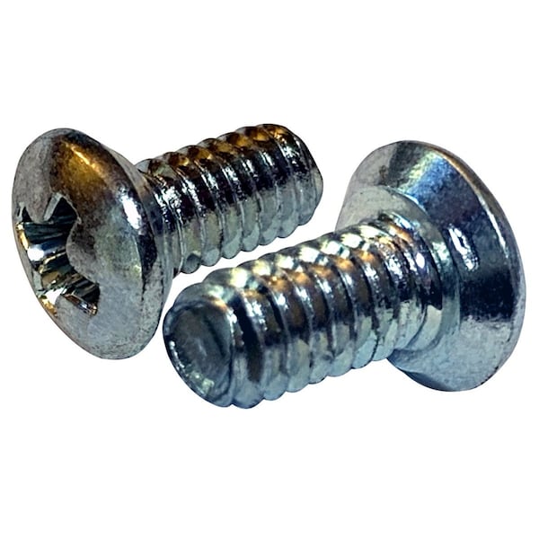 Newport Fasteners #8-32 x 3/8 in, Zinc Plated Steel Oval Head Phillips Drive, 1200 PK 153079-1200 - main