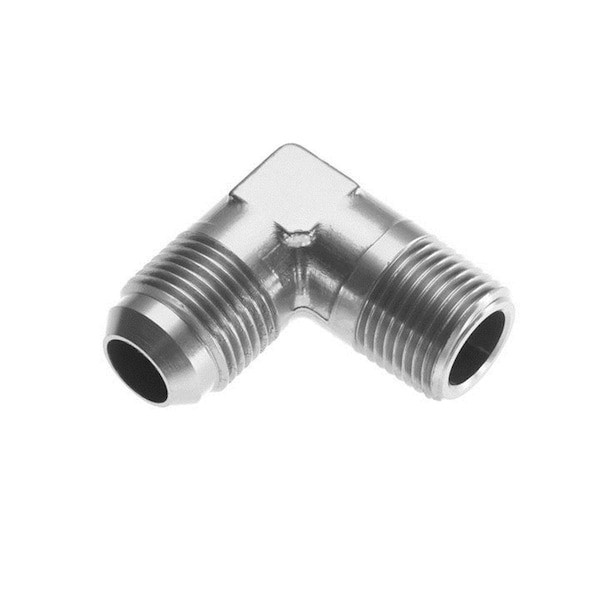 Pertrechos 0.5 in. NPT Male -12 90 Degree Male Adapter To -08 - Clear PE3088263 - main
