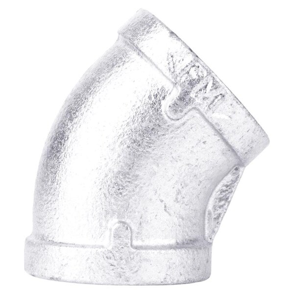 Stz Industries 2 in. FIP each X 2 in. D FIP Galvanized Malleable Iron 45 Degree Elbow 311UE45-2 - main