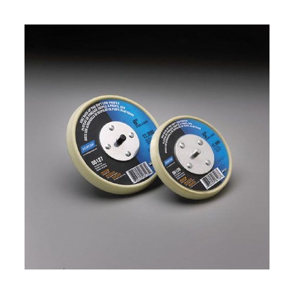 Norton Abrasives 06128 Low Profile NorGrip Back-Up Pad, 3 in Dia, Hook and Loop Attachment 63642506128 - main