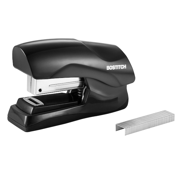 Bostitch Heavy Duty Stapler, 40-Sheet Capacity, No Jam, Half Strip, Fits into the Palm of Your Hand B175-BLK - main