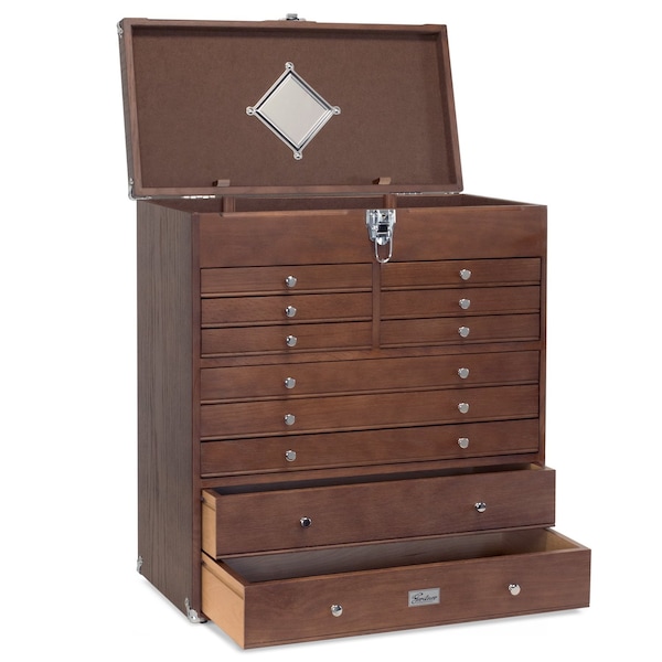 Gerstner 11-Drawer Dark Oak Solutions Chest GI-T22-D - main