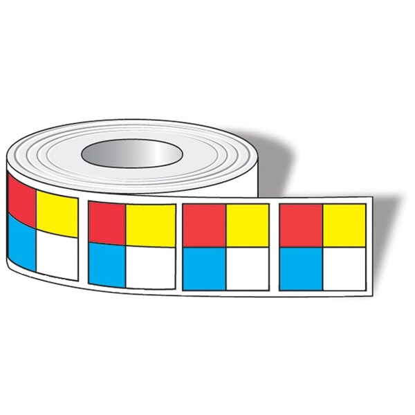 Accuform NFPA DIAMOND ROLL LABEL 2 in X 2 in UNIT LZN631EV5 - main
