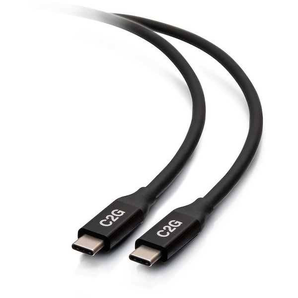 C2G 2.5ft USB-C Male to USB-C Male Cable (20V 5A) - USB4 40Gbps C2G28877 - main