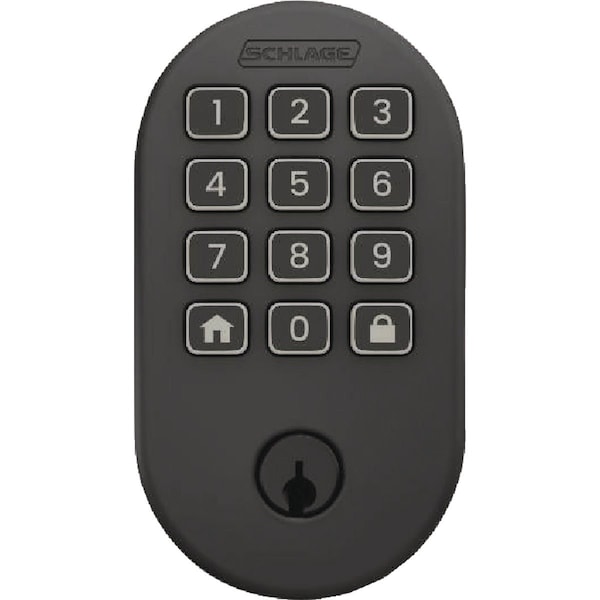 Schlage Arrive Remsen Matte Black Smart WiFi Deadbolt BE459WBVRMN622 - main