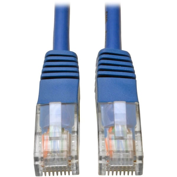 Tripp Lite Cat5e Cable, Molded, RJ45 M/M, Blue, 50ft N002-050-BL - main