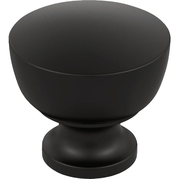 Amerock Chalice 1.25'' Dia. Round Matte Black Knob BP37022MB - main