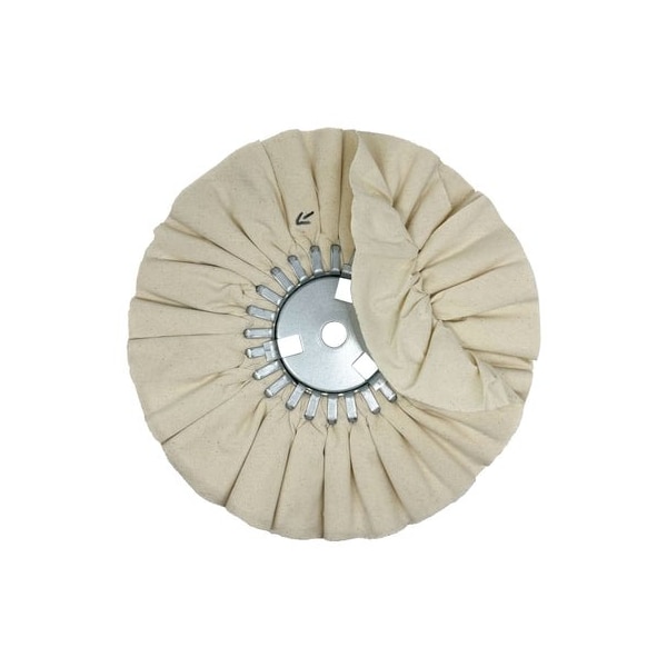 Renegade Products Usa Combination Airway Buffing Wheels, 10 Inch, Coarse-Fine, Removable Center Plate FAW10X3X5/8N4-20P86UBM/60UBM - main