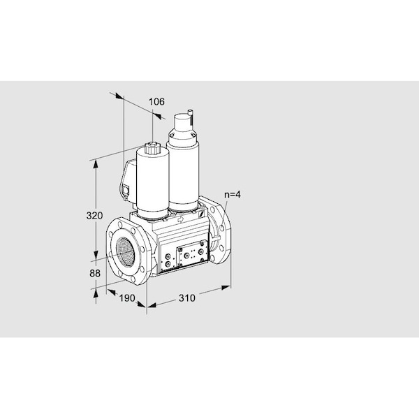 Honeywell Kromschroder VLV, ASY, DBL SOLND, 3 NPT, VCS 7T80A05NLQSL KS88204475 - main