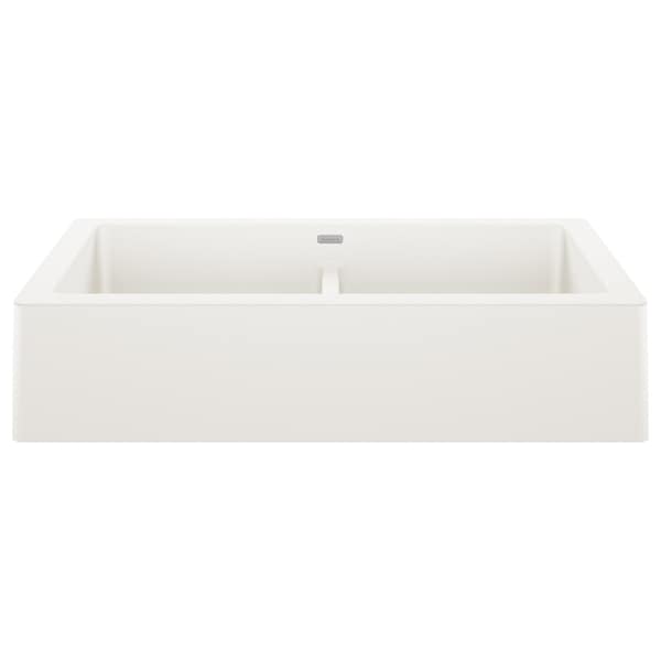 Blanco Vintera 33" Equal Double Apron, White 526550 - main