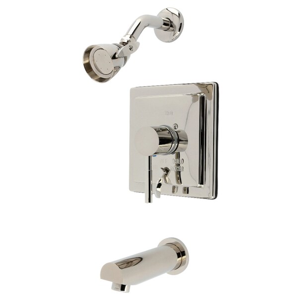 Kingston Brass Single-Handle Pressure Balanced Tub and Shower Faucet, Polished Nickel KB86560DL - main