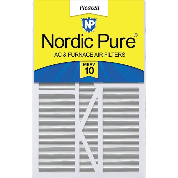 Nordic Pure 16x25x5 Pleated Air Filter, High Capacity, Electrostatically Charged Synthetic Media, MERV 10 16x25x5_1/4GCAM10-1 - main