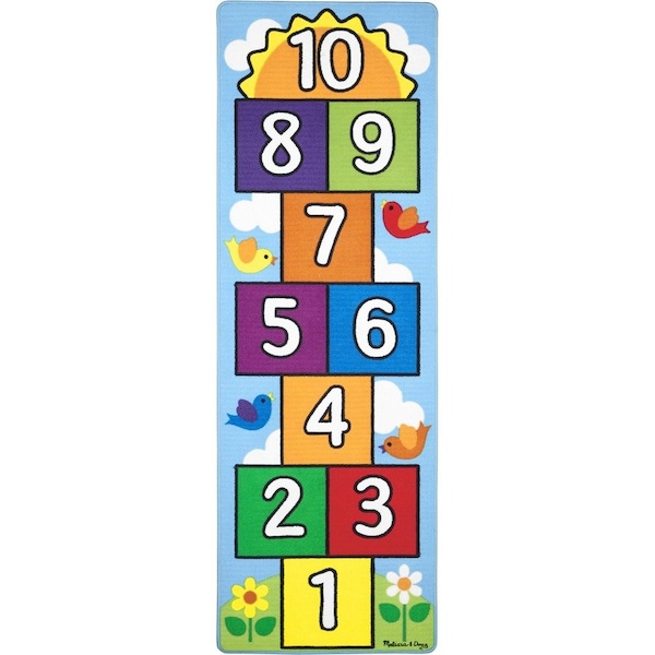 Melissa & Doug Hop + Count Hopscotch Rug 9402 - main