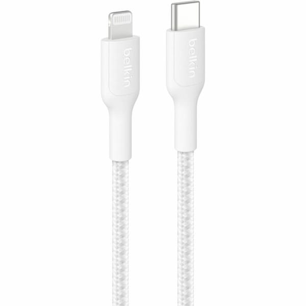 Belkin C - LTG CBL, BRAIDED PCR, 1M, WHITE CAA022FQ1MWH - main