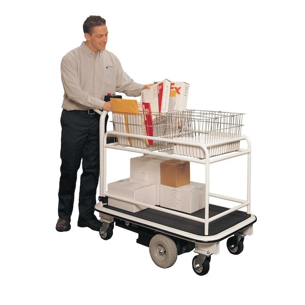 Electro Kinetic Technologies MOTORIZED MAIL ROOM CART 1,500 LB. TOTAL CAPACITY 1031-SM01 - main