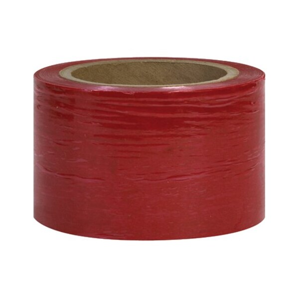 Partners Brand Bundling Stretch Film, 3x80 Gx1000ft, PK18, 3" W x 1000 ft. L, 80 ga., Cast Style, Red TNB303RED - main
