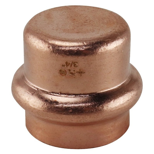 Apollo Tube Cap, 3/4 in, Press Fit, Copper, 300 psi Pressure XPRCAP34 - main