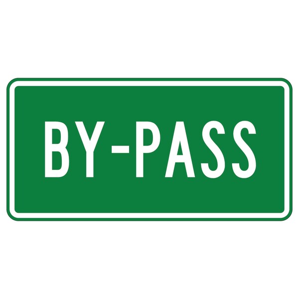 Sign Solutions Usa Traffic Sign, 24 in Width, Aluminum Sign, Horizontal Rectangle DUS06DWT2412M4-2GW - main