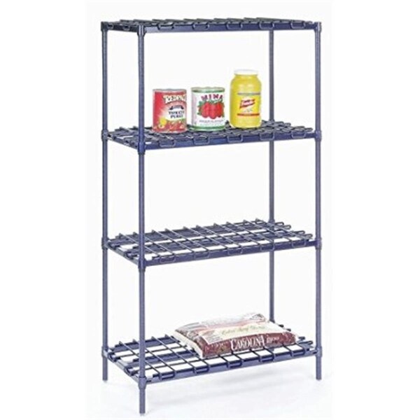Tosafos Heavy Duty Starter Shelf Unit - Poly-Z-Brite - 24 x 36 x 63 in. TO3097281 - main