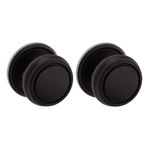 Baldwin Baldwin Preconfigured 5068 2-3/8in Nashville Knob with 5123 Rose Privacy Lock with 2-3/8in 5068102PRIV - main