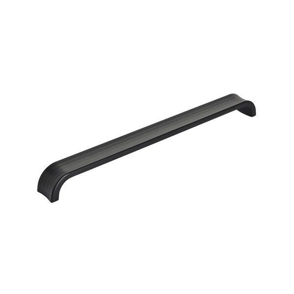 Amerock Concentric 10-1/16 in 256 mm Center-to-Center Matte Black Cabinet Pull BP36816MB - main