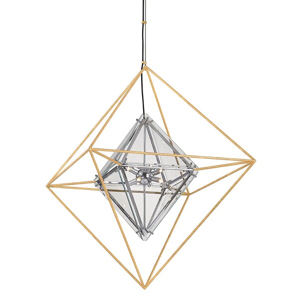 Troy Lighting Epic 8 Light Chandelier 30 In. Gold Leaf F7147 - main
