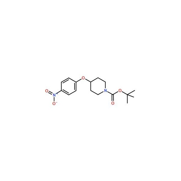Ak Scientific 1-BOC-4-(4-nitrophenoxy)piperidine (5g), CAS 138227-62-0 V2863-5g - main