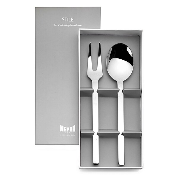 Mepra Stile By Pininfarina Serving Set - 2 Pcs. - Mirror - Gift Box Included 107544210 - main