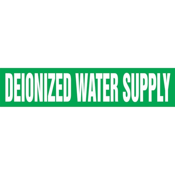 Accuform ASME ANSI PIPE MARKER DEIONIZED RPK257SSH - main