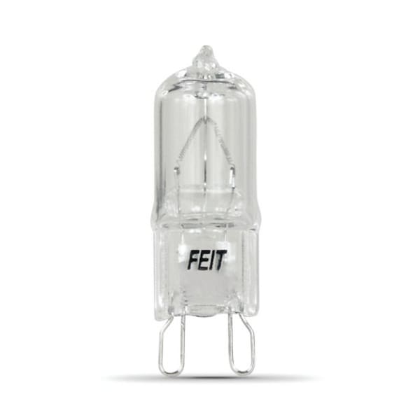 Feit Electric BPQ40/G9 Halogen Bulb, 40 W, G9 Lamp Base, JCD T4 Lamp, 3000 K Color Temp, 2000 hr Average Life BPQ40/G9/RP - main