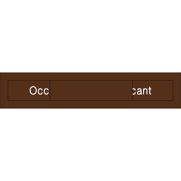 Nmc Vacant Engraved Office Occupancy Sign, EN302BN EN302BN - main