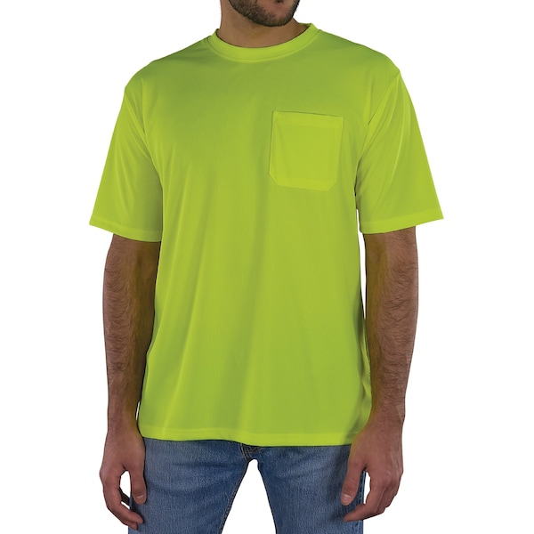 Ergodyne M Lime Non-Certified Hi-Vis T-Shirt 8092 - main