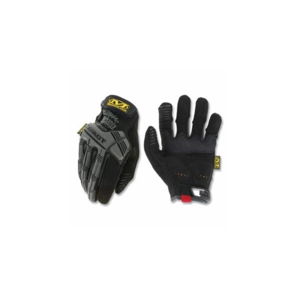 Mechanix Wear M-Pact Mechanics Gloves, Armortex/D3O/EVA Foam/Synthetic Leather/TPR/TrekDry, Size 10, Black/Gray 484-MPT-58-010 - main