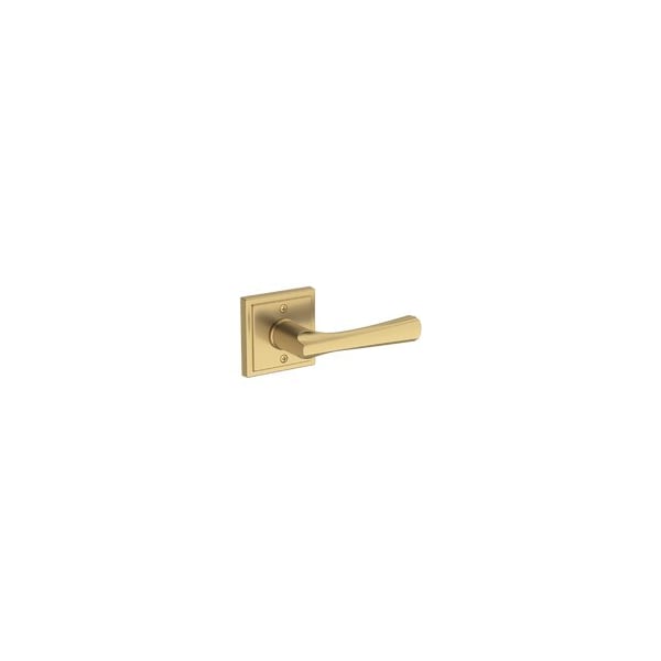 Baldwin Residential Door Levers Half Dummy Right Hand Lifetime Satin Brass HDWYNSSR044 - main