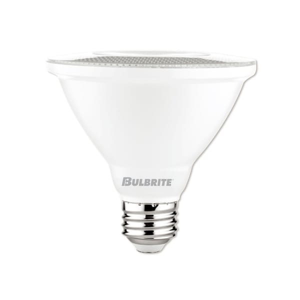 Bulbrite 75 Watt Equivalent PAR30SN Dimmable Medium Screw LED Light Bulb Soft White Light 3000K, 4PK 861722 - main