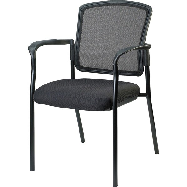 Lorell Breathable Mesh Guest Chair - Black 23100 - main