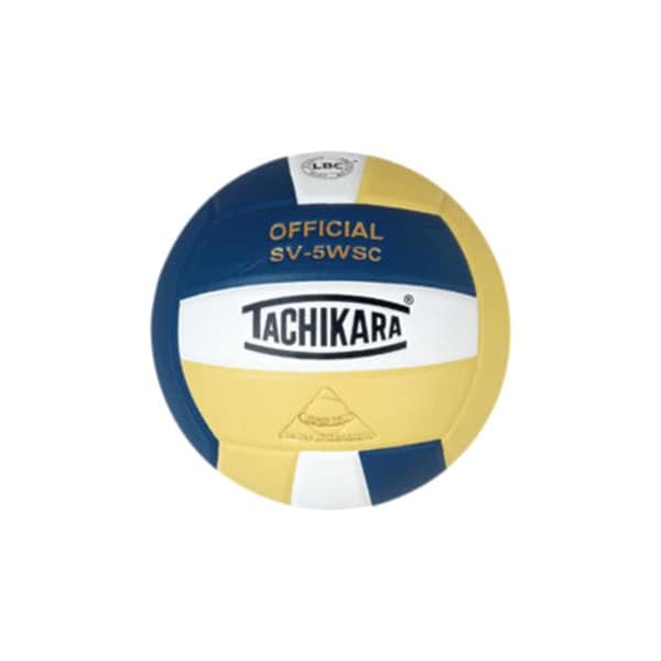 Tachikara SV5WSC.NWVG Sensi-Tec Composite High Performance Volleyball - Navy-White-Vintage Gold SV5WSC.NWVG - main