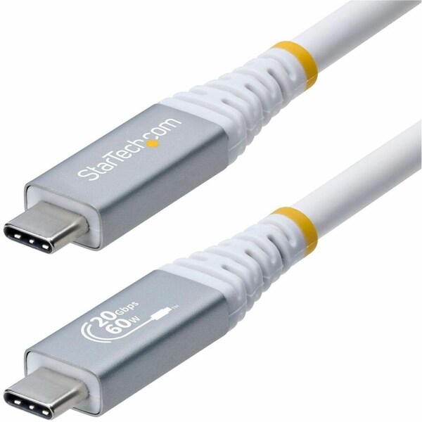 Startech.Com 10FT/3M USB-IF CERTIFIED USB4 CABLE SUPPORTS 20GBPS; DISPLAYPORT 2.1 VIDEO W/ DS CC10FT20GUSB4CXW - main