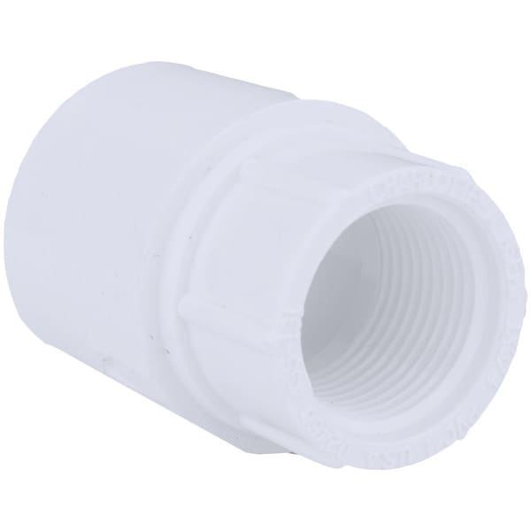 Charlotte Pipe And Foundry 1'' x 3/4'' Schedule 40 Female PVC Adapter PVC 02101 3800HA - main