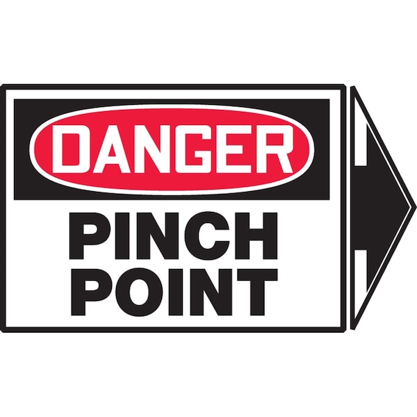 Accuform OSHA DANGER SAFETY LABEL PINCH LEQM144XVE - main