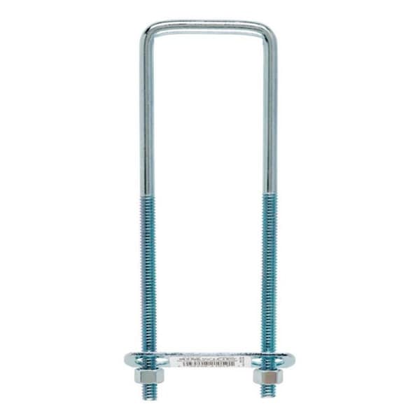 Hampton 02-3452-502 Square Bend U-Bolt Zince 0.312 x 2 x 4.75 in., 10PK 58296 - main