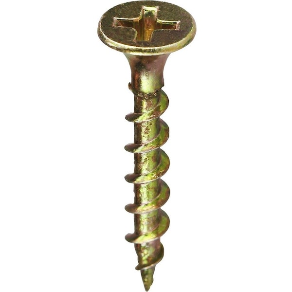 Dottie Drywall Screw, #6 x 1-1/8 in, Carbon Steel, Flat Head Phillips Drive, 100 PK WR6118 - main