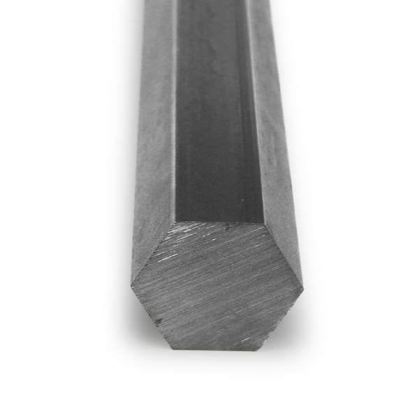 Usa Industrials 1018 Carbon Steel Hex Bar - Cold Finish - 7/16in Hex Width x 96in long HEX-1018-0.438X0.438-96 - main
