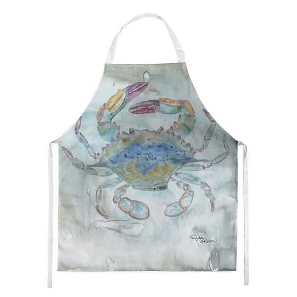 Carolines Treasures Female Blue Crab Watercolor Apron SC2005APRON - main
